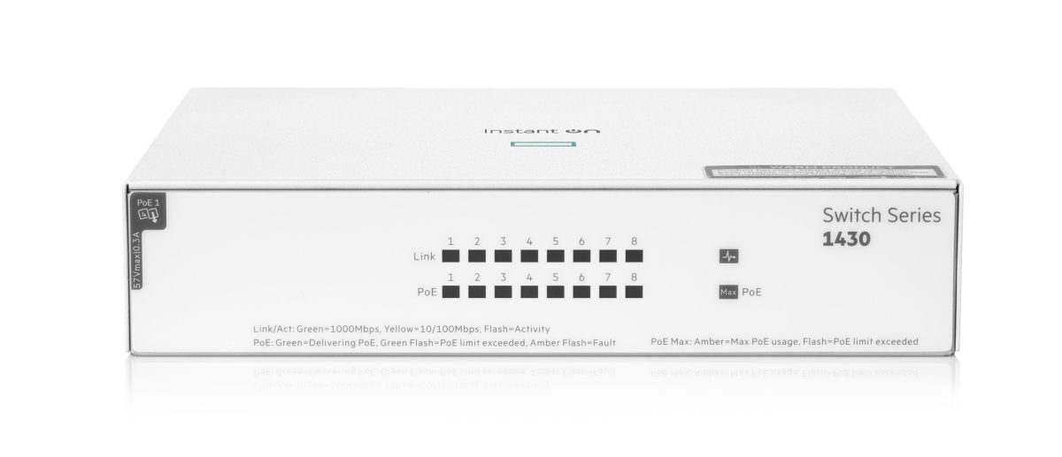 Aruba Instant On 1430 8G Class4 PoE 64W Switch 2 scaled