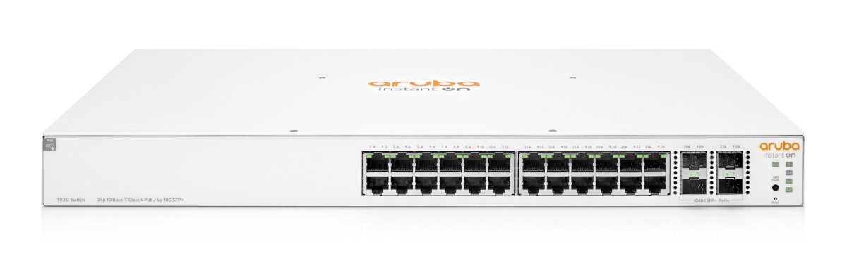 Aruba Instant On 1930 24G Class4 PoE 4SFPSFP 370W Switch Aruba Instant On 1930 Switch 1 scaled