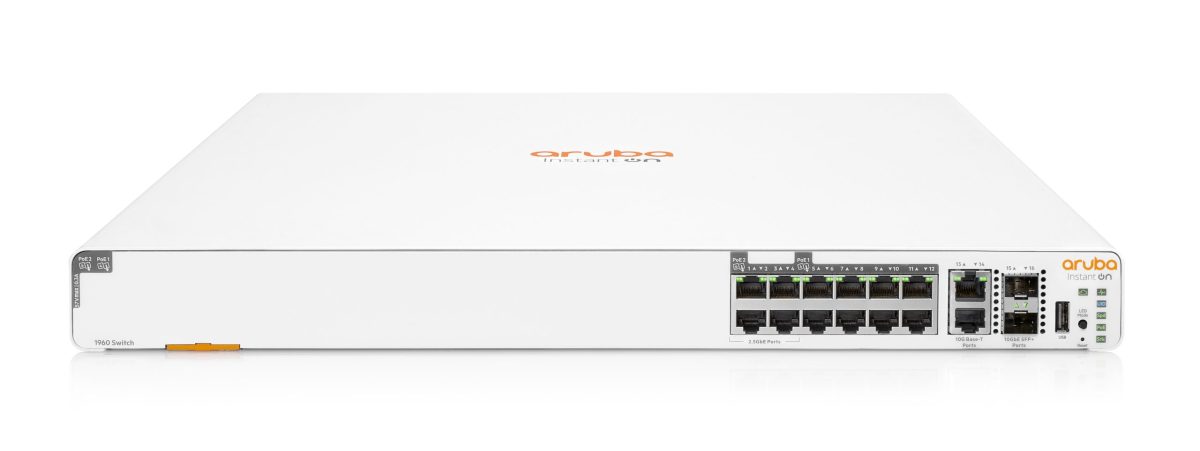 Aruba Instant On 1960 8p 1G Class 4 4p SR1G2.5G Class 6 PoE 2p 10GBASE T 2p SFP Switch scaled