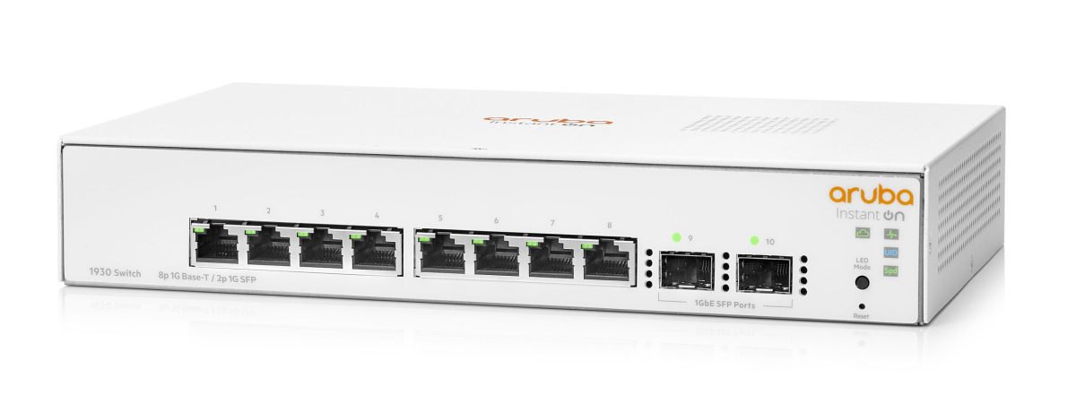 Aruba IO 1930 8G 2SFPswitch LF scaled