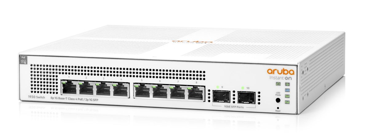 Aruba IO 1930 8Gclass4 PoE 2SFP 124Wswitch LF scaled
