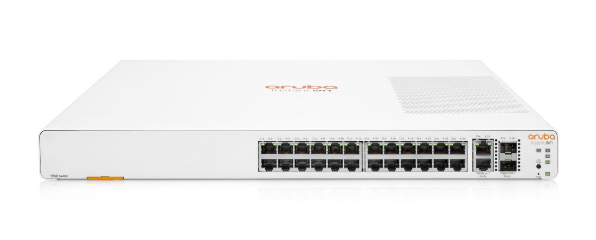 Aruba IO 1960 24G 2XGT 2SFPswitch LO FT scaled