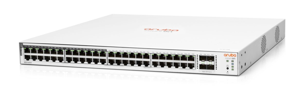 Aruba IO 48G 24p Class4 PoE 4SFP 370Wsw LF scaled