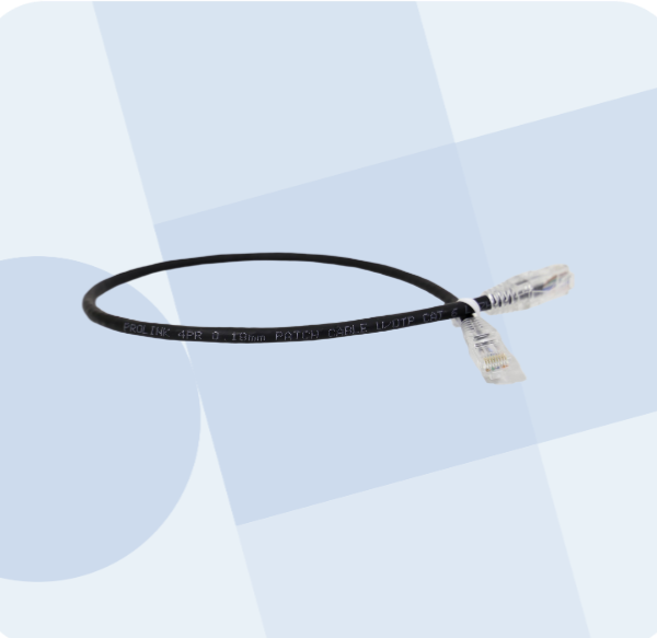 ProLink Copper Patch Cord PL-PC-U6-0.5BK
