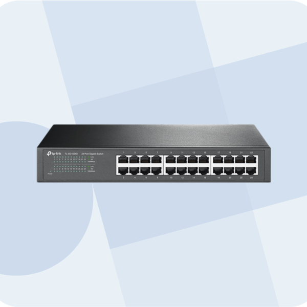 TP-LINK 24-Port Gigabit Desktop/Rackmount Switch - TL-SG1024D