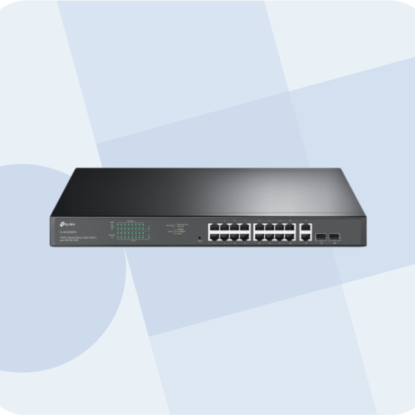 TP-LINK 18-Port Gigabit Easy Smart Switch with 16-Port PoE+ - TL-SG1218MPE