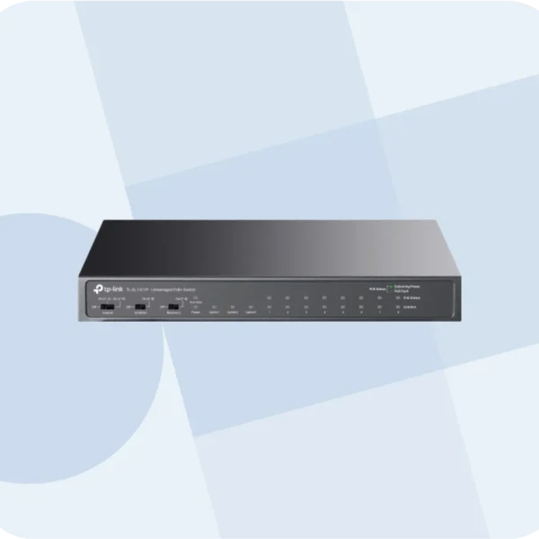 TP-LINK 8-Port 10/100Mbps + 3-Port Gigabit Desktop Switch with 8-Port PoE+ - TL-SL1311P