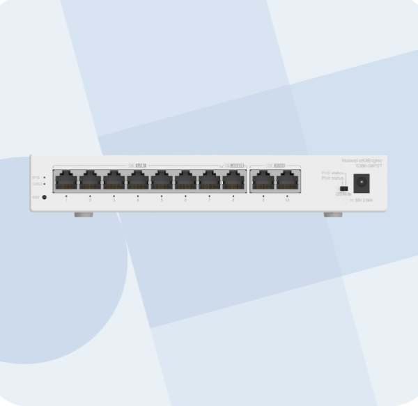 Huawei Gateway S380-S8P2T, 2*GE WAN, 8*GE LAN(PoE+, 124W)