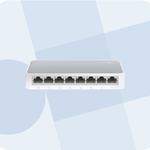 TP-LINK 8-Port 10/100Mbps Switch - TL-SF1008D