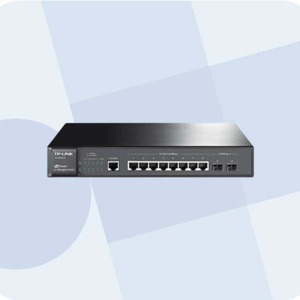 TP-LINK JetStream 8-Port Gigabit L2+ Managed Switch with 2 SFP Slots - TL-SG3210