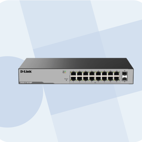 D-Link 16 Port Gigabit Unmanaged POE Switch - DGS-F1016P