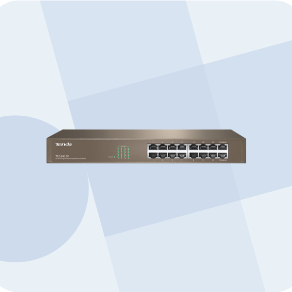 Tenda teG1016D SWITCH 16 PORT 10-1000 NON-POE