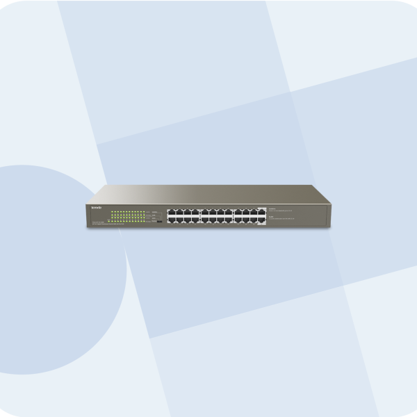 Tenda TEG1124P SWITCH 24 PORT POE 10-1000