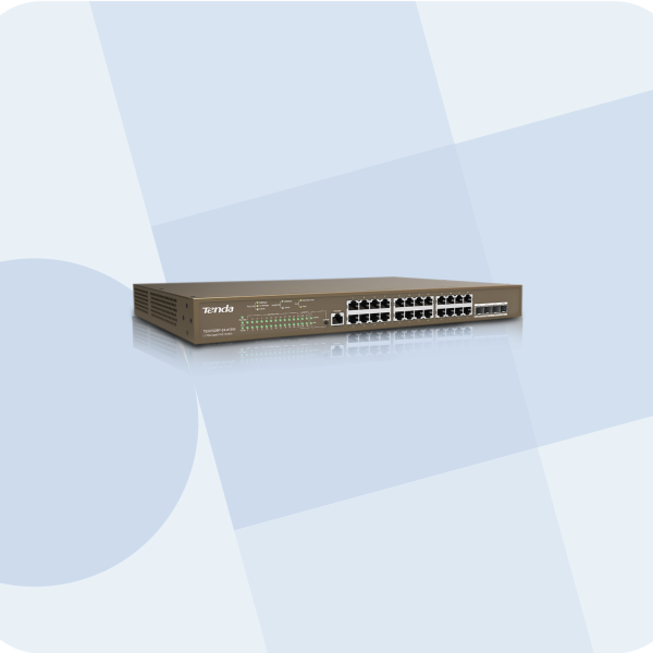 Tenda TEG5328P SWITCH 24 PORT POE 10-1000