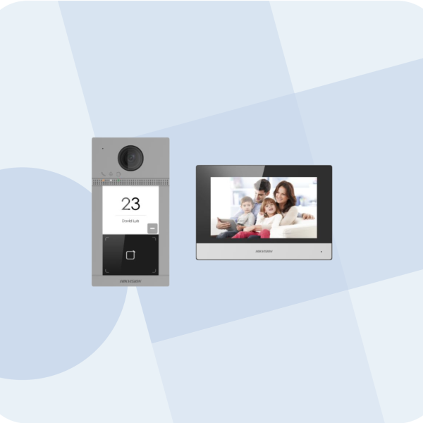 Hikvision IP Video Intercom Kit - DS-KIS604-P(B)