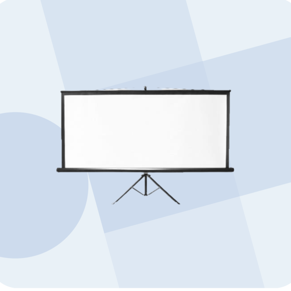 PRJ-ACC-Projector Screen-W/Tripod-180x180cm